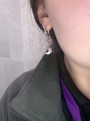 Customer photo review of LUNA DANGLE EARRING