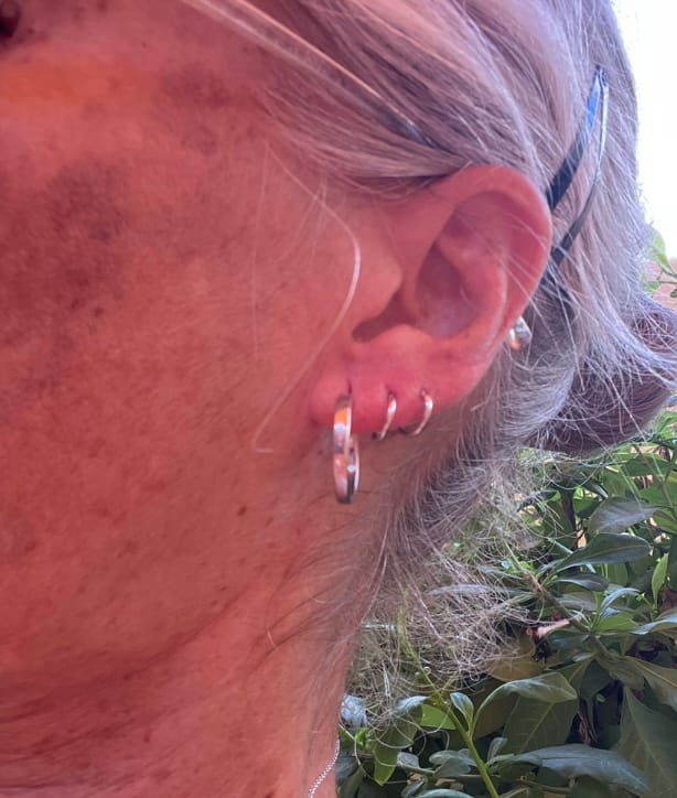 Customer photo review of Pendientes Aretes