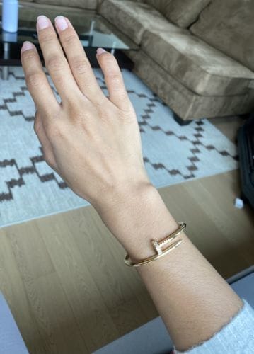 Customer photo review of JUSTE BRACELET 3.5MM ALL DIAMONDS