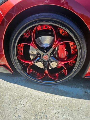 Customer photo review of CUSTOM 2 PIECE FORGED WHEELS: RV-DS016