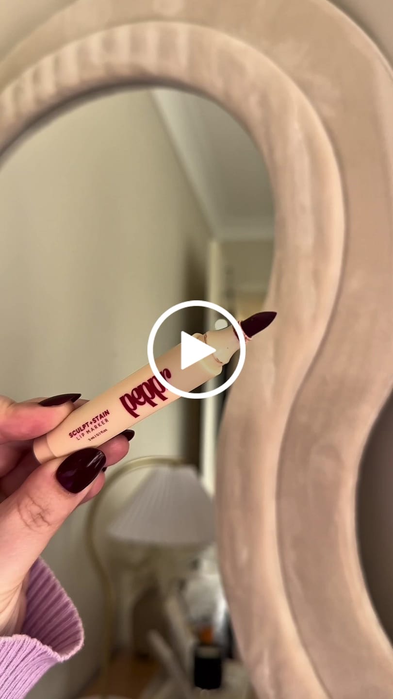Customer video review of SCULPT+STAIN LIP MARKER