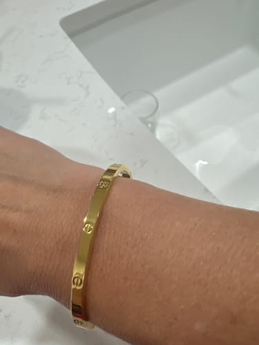Customer photo review of LOVE BRACELET 3.65MM 6 DIAMONDS
