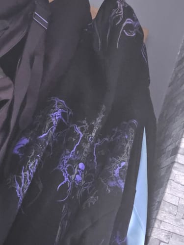 Customer photo review of Deathblade Oversized pullover hoodie [DUSK]