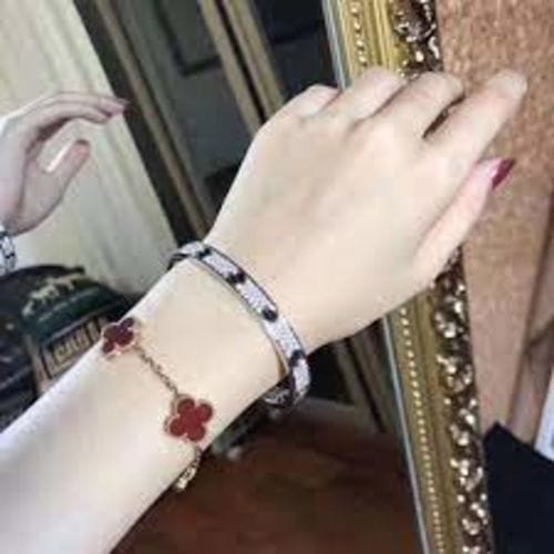 Customer photo review of LOVE BRACELET 6.1MM DIAMOND-PAVED CERAMIC