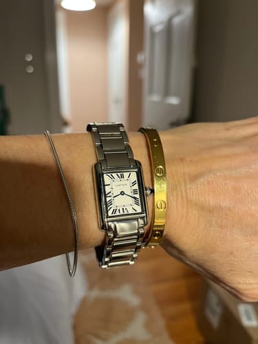 Customer photo review of TANK MUST SMALL STEEL WHITE DIAL
