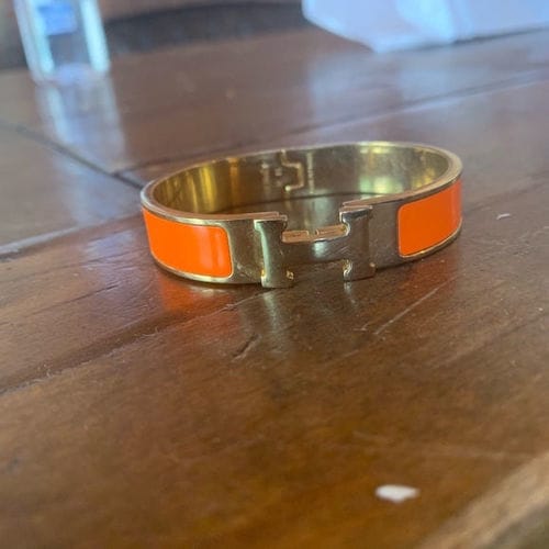 Customer photo review of H ORANGE BRACELET