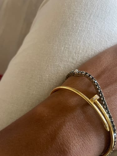 Customer photo review of JUSTE BRACELET 2.5MM DIAMOND