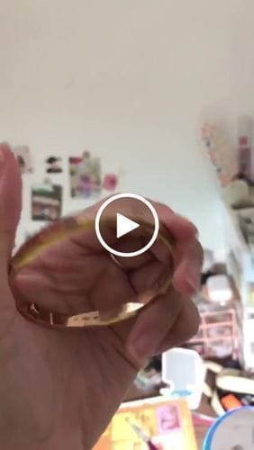 Customer photo review of LOVE BRACELET 6.1MM 4 DIAMONDS