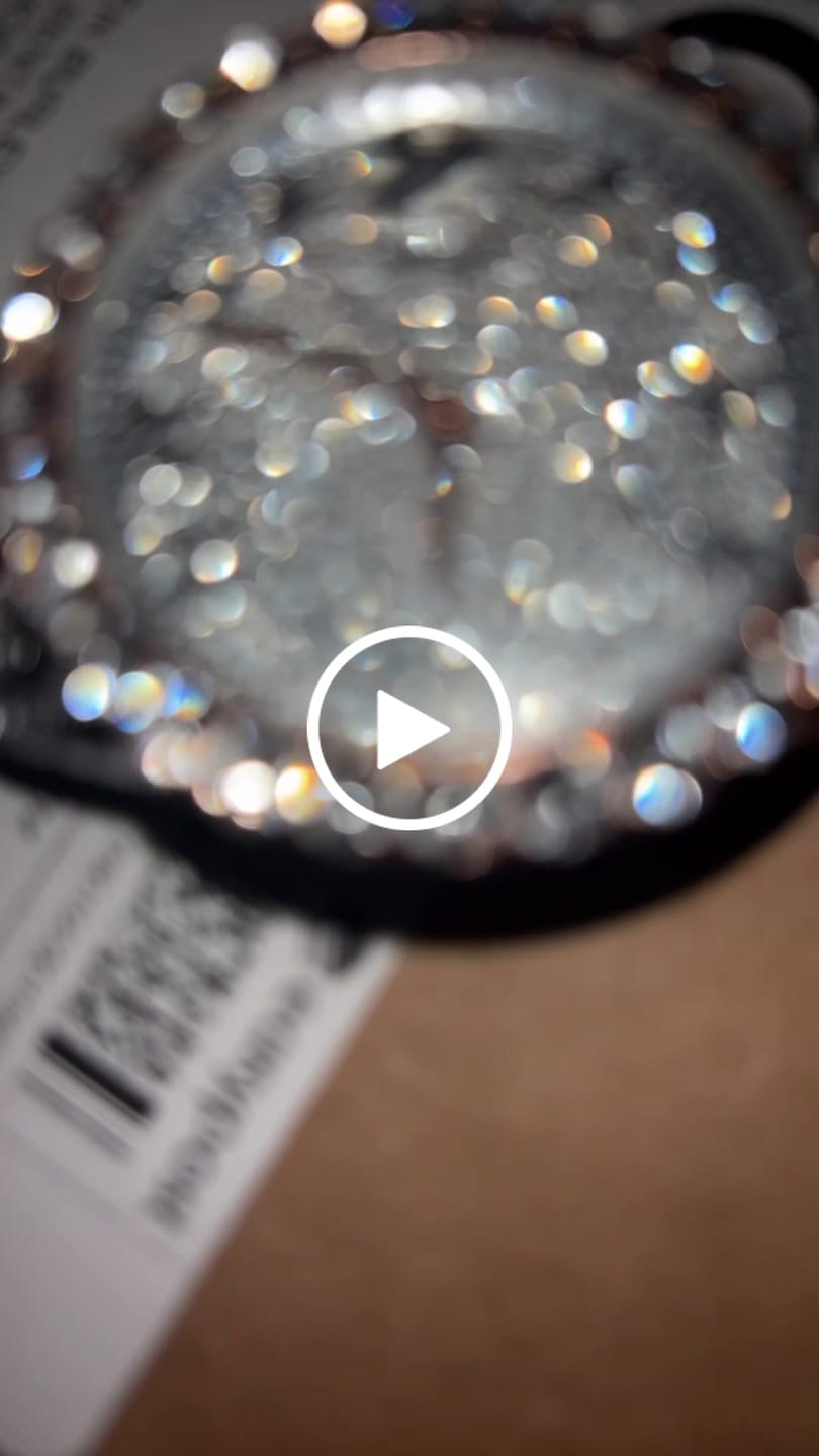 Customer video review of Arabic Dial Diamond Simulant Watch - Two Tone