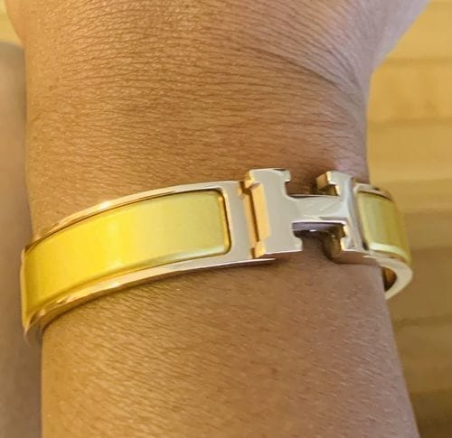 Customer photo review of H CHAMPAGNE BRACELET