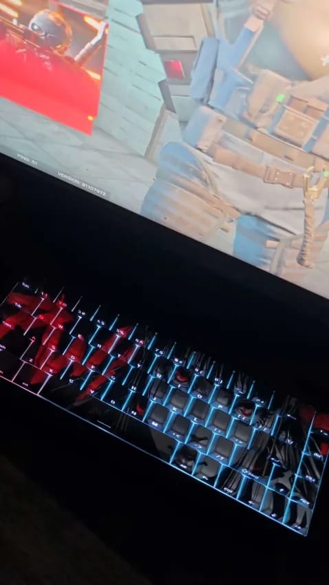 Customer photo review of Pwnage Zenblade 65 V2 Alüminyum Klavye (Manyetik Switch / HE)