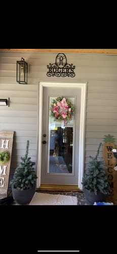 Customer photo review of Raise & Lower Blinds Glass and Frame Kit (Full Lite)