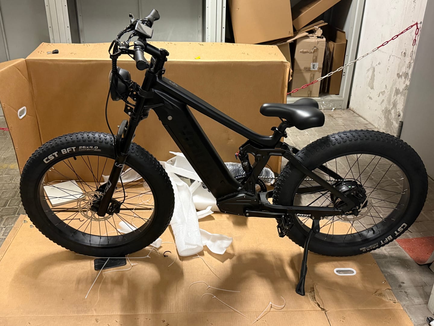 Customer photo review of T7 Full Suspension Mountain E-bike
