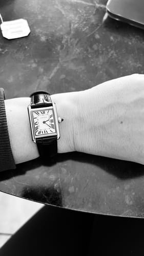 Customer photo review of TANK MUST SILVER CASE LEATHER