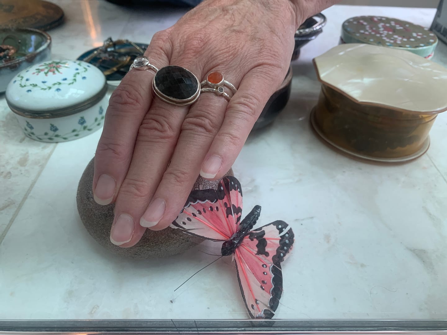 Customer photo review of White Topaz Mini