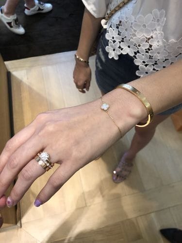 Customer photo review of LOVE RING 5.5MM NO DIAMOND
