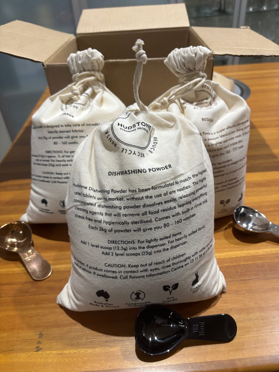 Customer photo review of Hudstone Powder Pack (Free Shipping - Scoops included)