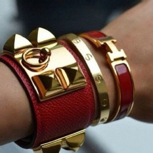 Customer photo review of H RED BRACELET