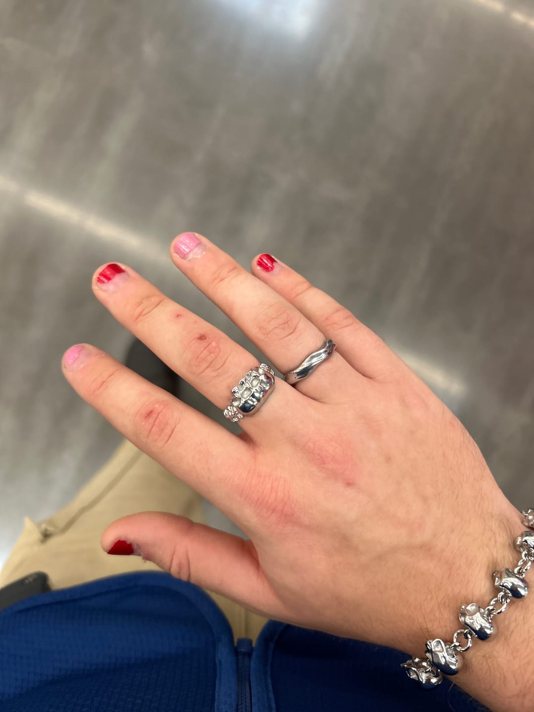 Customer photo review of TRIPLE THREAT RING