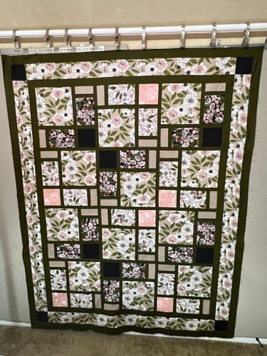 Customer photo review of Botany Seeds Paper Yardage for Moda - 11556 14 - PRICE PER 1/2 YARD