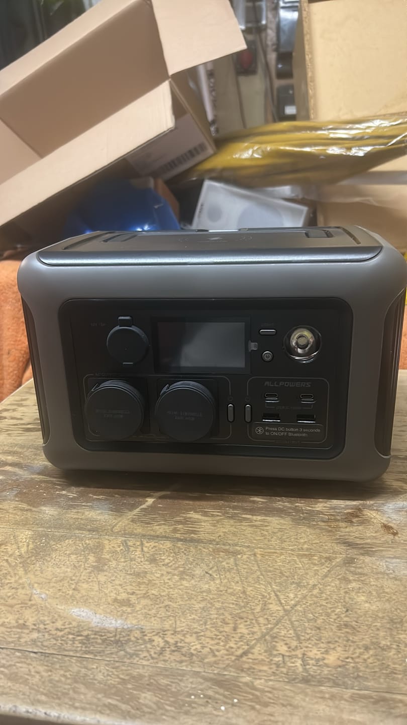 Customer photo review of ALLPOWERS R600 Station électrique portable 600W 299Wh Batterie LiFeP04