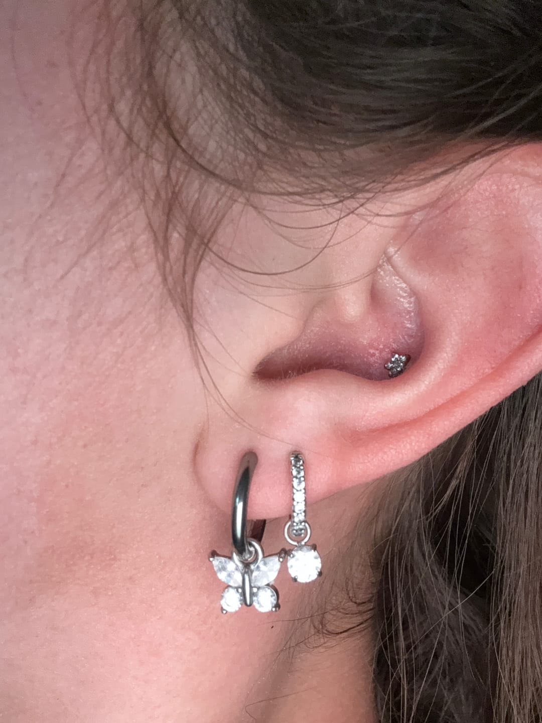 Customer photo review of Classic Diamond Charm