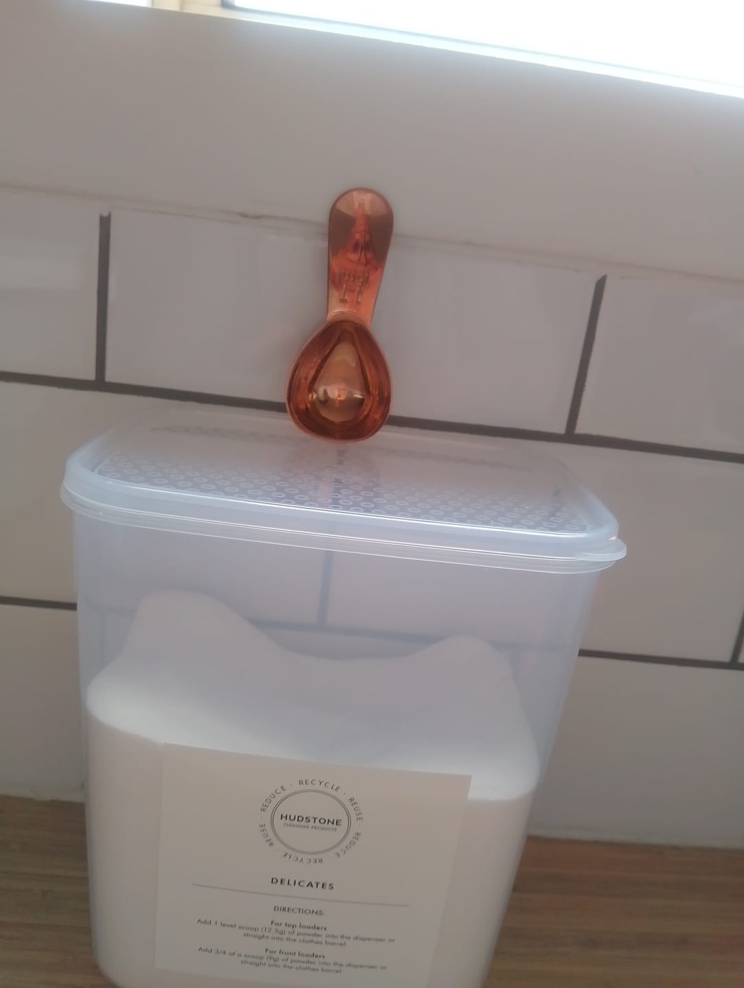 Customer photo review of Stainless Steel Laundry Powder Scoop
