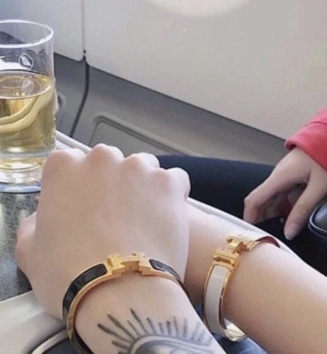 Customer photo review of H BLACK BRACELET