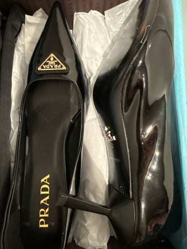 Customer photo review of Pra Pumps 75 Black Patent Leather