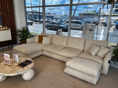 Customer photo review of Feathers Sectional