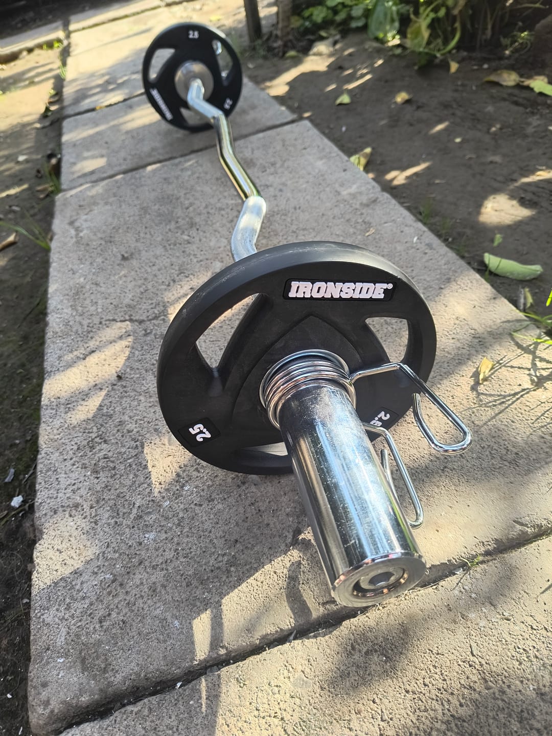 Customer photo review of Disco de 3 Agarres IRONSIDE (2.5 a 20 kg)