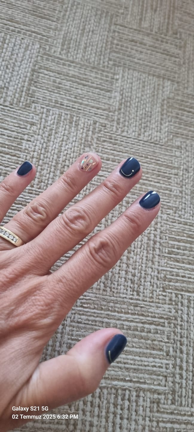 Customer photo review of N Midnight Jel Tırnak 30 Adet, 2 Kullanım
