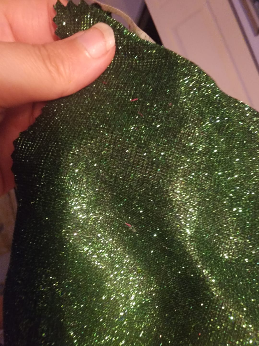 Customer photo review of Stretch Metalic Lurex