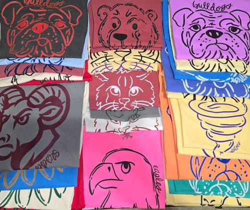 Customer photo review of Create DTF Gang Sheet - Build Your Own DTF Gang Sheet