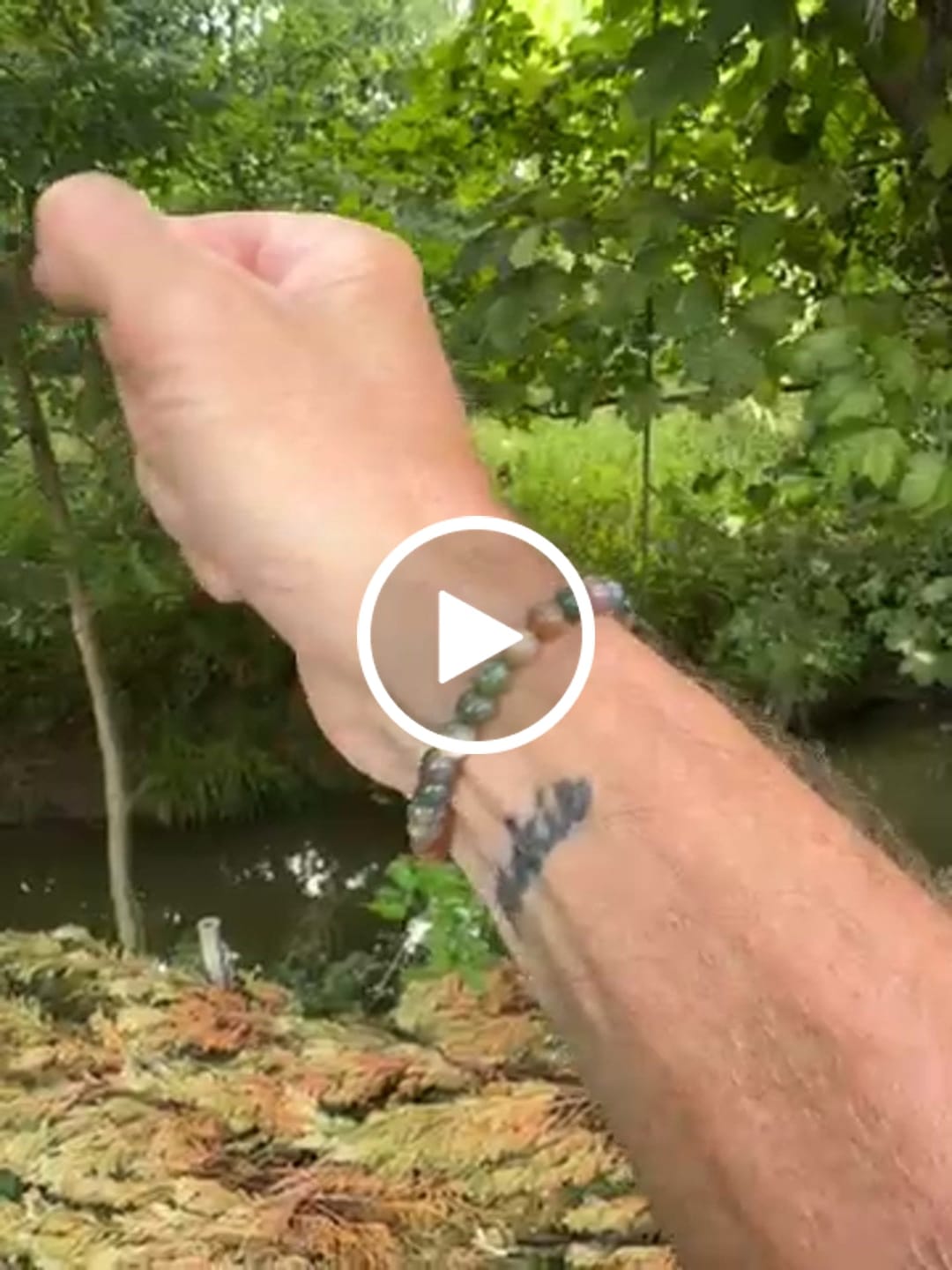 Customer video review of Buddha Stones Natural Stone Quartz Healing Beads Bracelet