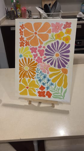 Customer photo review of צביעה לפי מספרים בעיצוב אישי