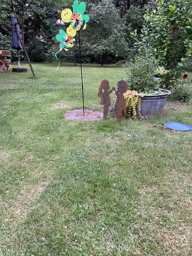 Customer photo review of Gartenstecker Kinder