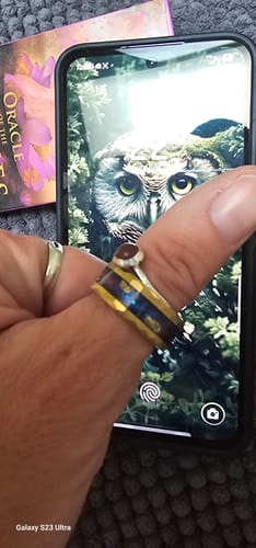 Customer photo review of Prestige Eclipse Ring, Bound by Fortune & Flame
