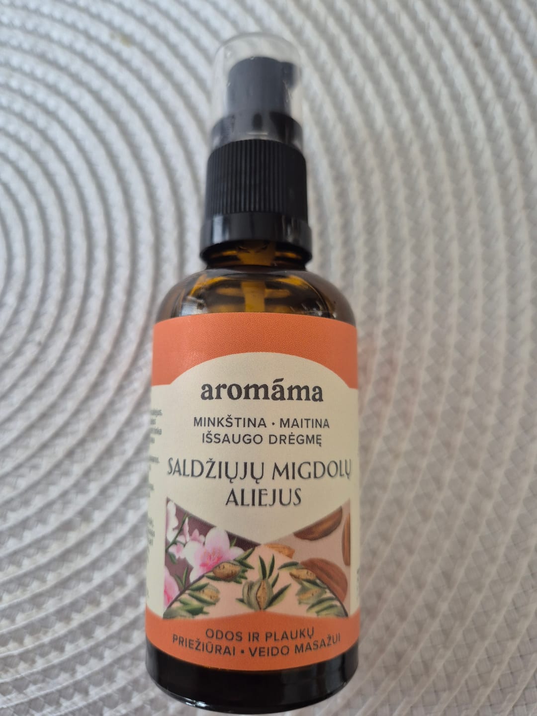 Customer photo review of Saldžiųjų migdolų aliejus