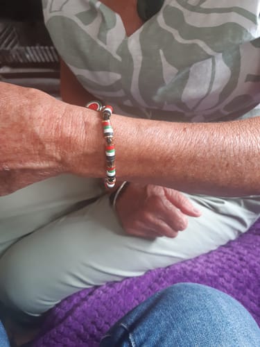 Customer photo review of Palestine Freedom Bracelet