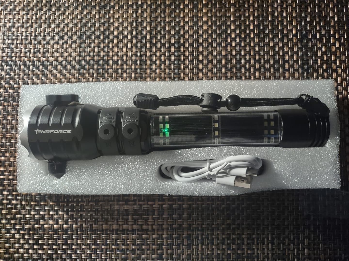 Customer photo review of Survival Tactical Flashlight
