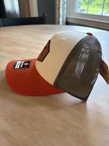 Customer photo review of Premium Custom Leather Patch Hats (Wholesale)