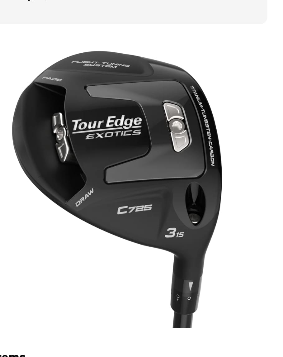 Customer photo review of Exotics C725 Fairway