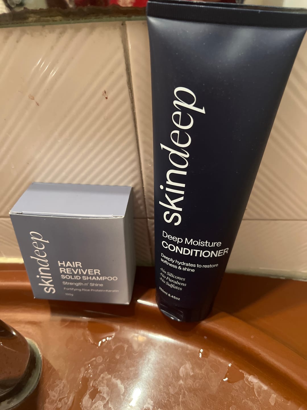 Customer photo review of DEEP MOISTURE CONDITIONER - with Silk Protein+Pro Vit B5