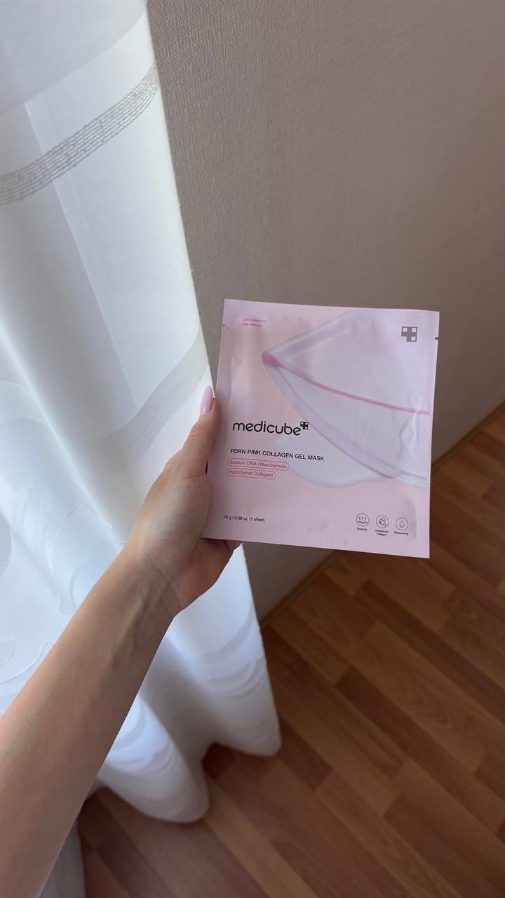 Customer photo review of Hidrogela maska ar kolagēnu Medicube PDRN Pink Collagen Gel Mask