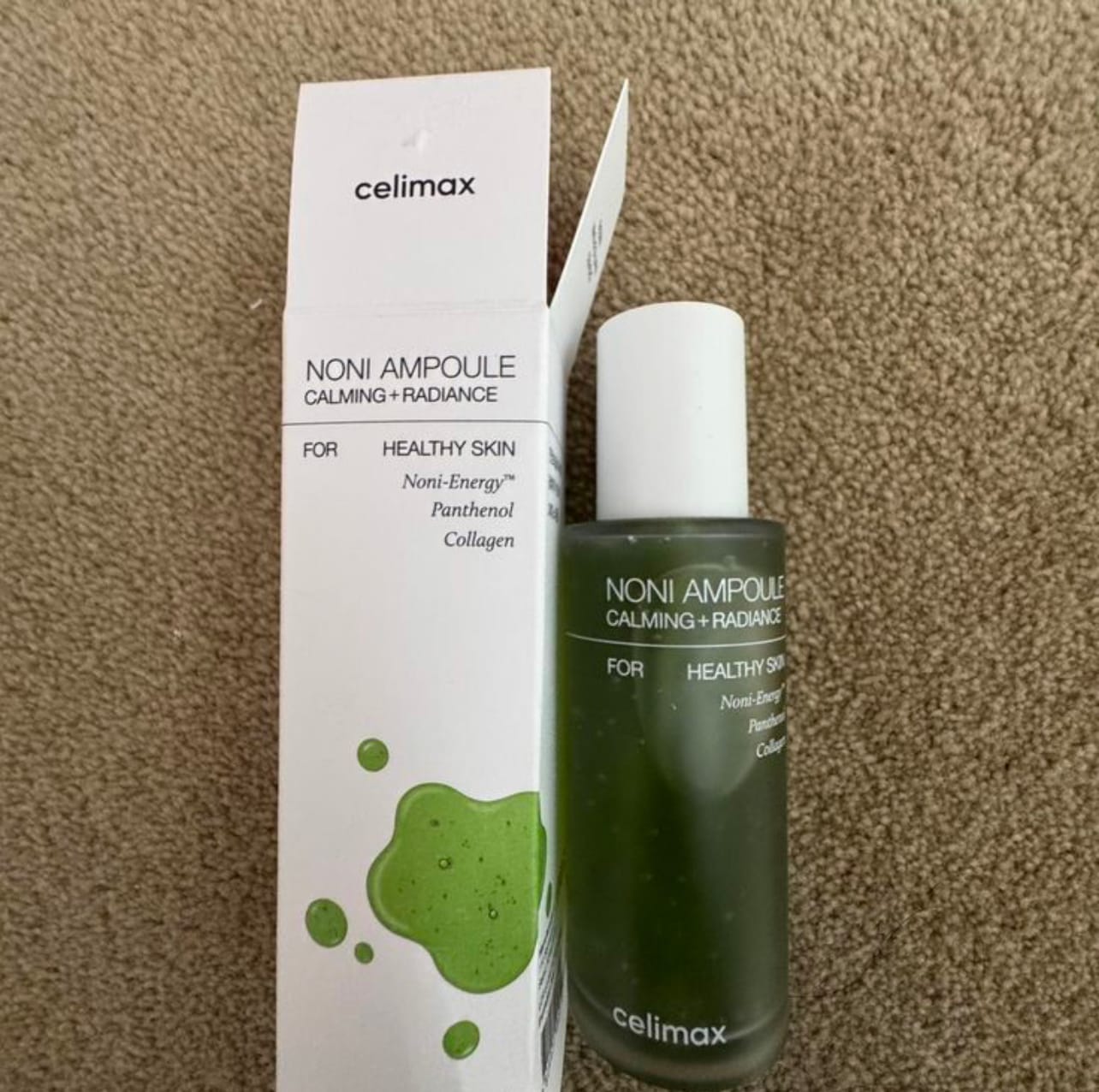 Customer photo review of Atjaunojošs serums ar noni ogu ekstraktu Celimax The Real Noni Energy Ampoule