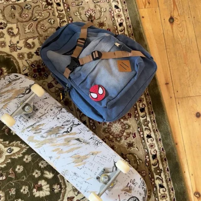 Customer photo review of Andrew Garfield School Bag The Amazing Spider-Man