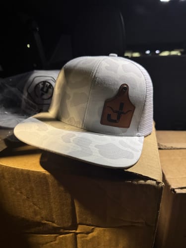 Customer photo review of Custom Slate Old’s Cool Trucker Hats - Lost Hat Co.
