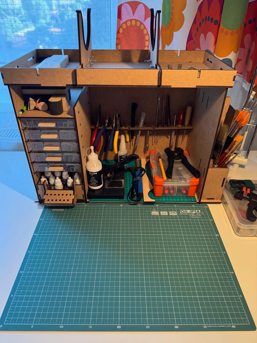 Customer photo review of Mueble taller organizador