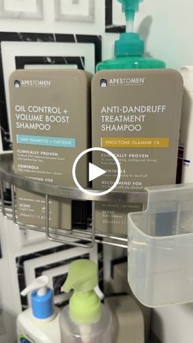 Customer video review of Apestomen Anti-Dandruff Treatment Shampoo 350ml